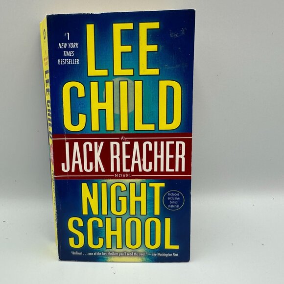 Lee Child Night School Jack Reacher Novel 2017 Mass Market Paperback - Picture 1 of 4